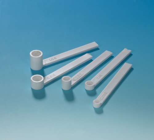 Scienceware F367210050 25 Bags .5ml White Hi Impact Polystyrene Mini Sampler Spoons