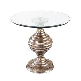 Silver Leaf Linea Table by 