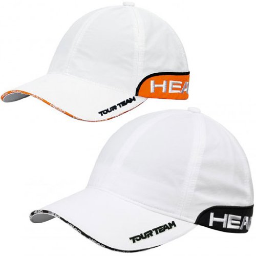 Tour Team Cap, White/Black