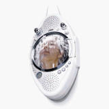 jWIN Electronics Fog Free Shower Mirror with Stereo Radio and CD Player JX-M85