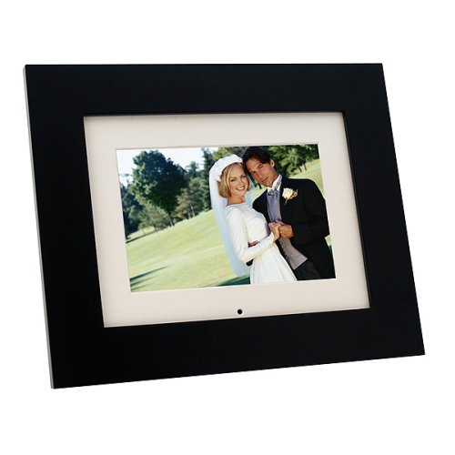 Digital Wood Photo Frame 128MB - Black (6 inch)