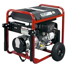 Porter-Cable 5,500-Watt Portable Generator #BSV550-W 