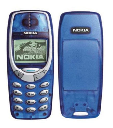 NoteBook: Nokia Oberschale Clear Blue Nokia 3310/ 3330 SKR-178