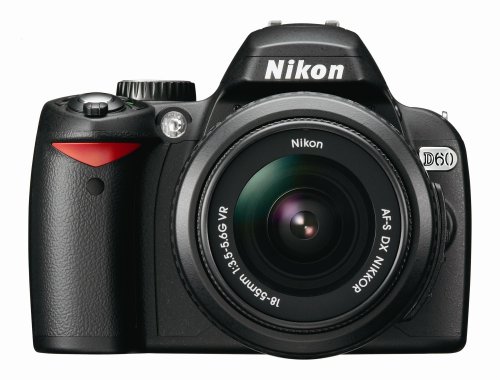 Nikon D60 10.2MP Digital SLR Camera with 18-55mm f/3.5-5.6G AF-S DX VR Nikkor Zoom Lens