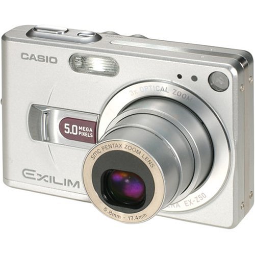 Casio Exilim EXZ50 5MP Digital Camera with 3x Optical Zoom 