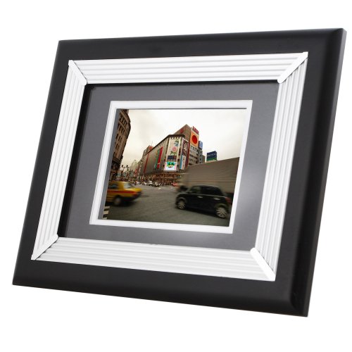 TAO 5.6-Inch 128MB Double-Matted Digital Frame (Black and Silver)