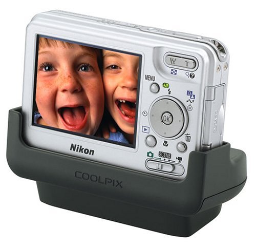 Nikon Coolpix S1 5.1 MP Slim-Design Digital Camera with 3x Optical Zoom (Includes Dock) 
