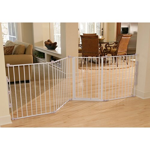 Regalo Flexi Extra Wide Configurable Walk Thru Gate - White