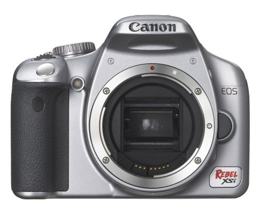 Canon Digital Rebel XSI 12MP Digital SLR Camera (Silver Body Only)