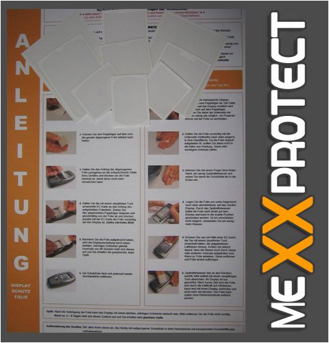 Zubeh&ouml;r: 12 x MEXXPROTECT UltraClear DISPLAYSCHUTZFOLIE f�r Siemens CFX65, CFX 65, Handy, Kratzschutz, Schutzfolie, Displayschutz, #01 PL-0729