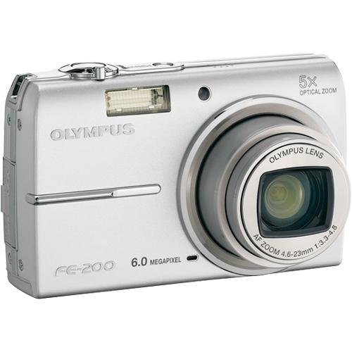 Olympus FE-200 6MP Digital Camera with Digital Image Stabilized 5x Optical Zoom 