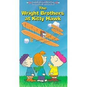 You know snoopy had to fly the wright brothers airplane sometime
