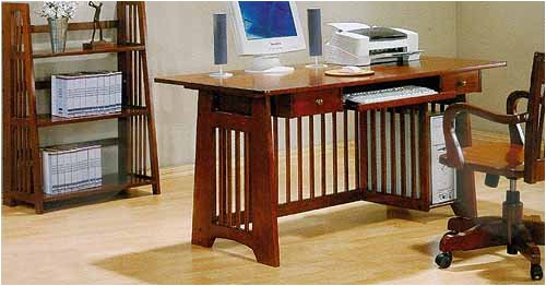Mission Style Home Office Group