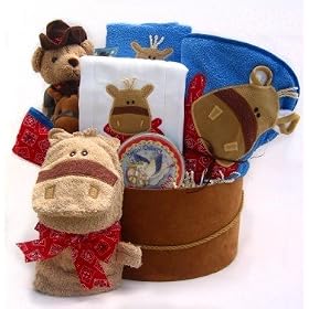 Little Cowpoke Baby Gift Basket 