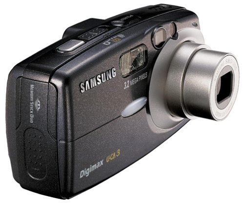 Samsung Digimax U-CA3 3.2MP Digital Camera with 3x Optical Zoom (Black)