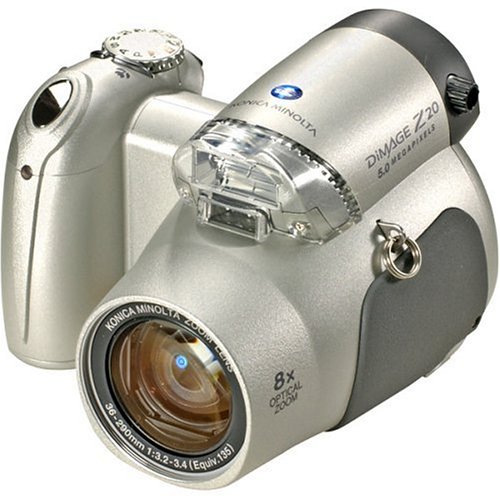Konica Minolta Dimage Z20 5MP Digital Camera with 8x Optical Mega Zoom