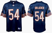 Brian Urlacher Chicago Bears #54 Replica Reebok NFL Football Jersey (Navy)