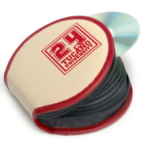 TV Ger&auml;te: Tucano University 24 round CD-Tasche, creme