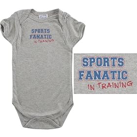 Baby-Says Bodysuit - Sports Fanatic in Training