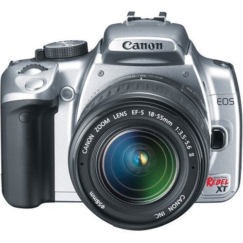 Canon Digital Rebel XT 8MP Digital SLR Camera (Body Only - Silver)