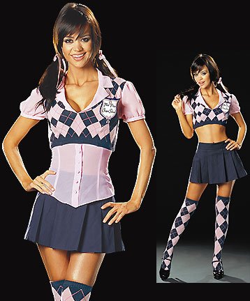 Sexy Etiquitte Schoolgirl - Women's Sexy School Girl Costume Uniform Outfit