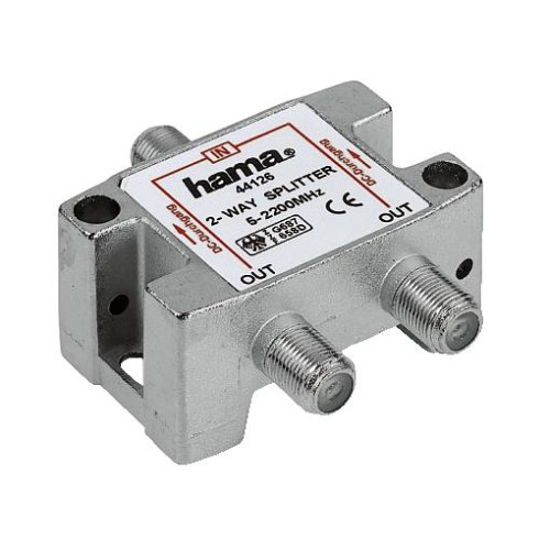 Heimkinosysteme: Hama SAT-Verteiler, 2fach, voll geschirmt
