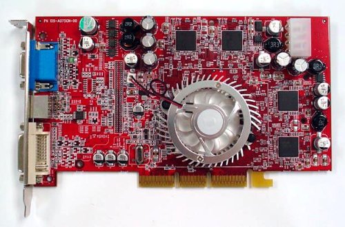 Computerzubeh&ouml;r: Xpert Vision Radeon 9800 SE 128 MB 256 Bit AGP 8x, DVI, TV-Out Grafikkarte