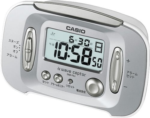 CASIO wave ceptor 電波目覚し時計 DQD-70J-8JF (福島・九州両局対応) カレンダー表示