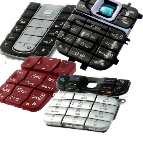 TV Ger&auml;te: Tastaturmatte Nokia 6510 Latin Light Silver