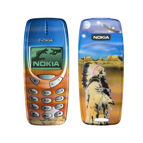Festplatten: SBM Original NOKIA 3310/3330 Airbrush Geh�use Motiv: Indian Valley