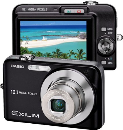 Casio Exilim EX-Z1080 10MP Digital Camera with 3x Anti-Shake Optical Zoom (Black)