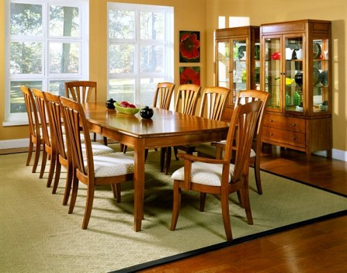 7pc Tiburon Collection Dining Table and 6 Chairs Set