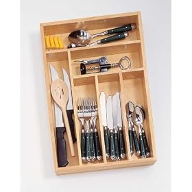 Lipper Beechwood Better Flatware Cutlery Tray by Cutlery