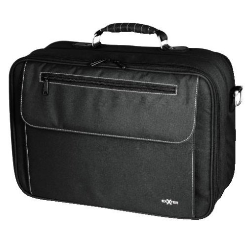 Drucker: Exxter Notebook-Tasche Business; Tweed-Nylon; Schwarz