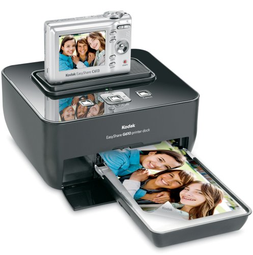 Kodak EasyShare C613 6.2MP Digital Camera with 3x Optical Zoom with G610 Printer Dock Bundle