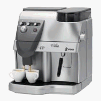 Saeco Spidem Villa Fully Automatic Espresso and Coffee Center - Silver