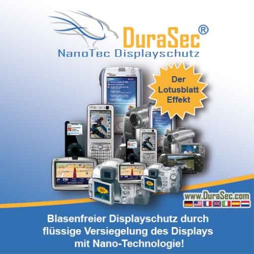 Digitalkameras: DuraSec NanoTec fl�ssiger Displayschutz f�r MAXDATA PRO 8100 IWS