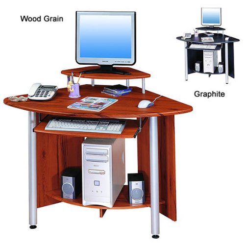 Corner Computer Desk - Graphite - (Graphite)