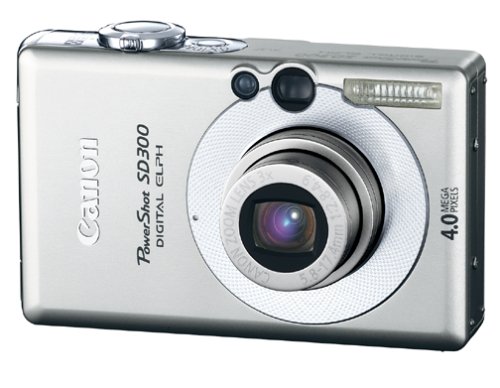 Canon Powershot SD300 4MP Digital Elph Camera with 3x Optical Zoom 