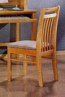 Natural Finish Shaker Style Desk Chair