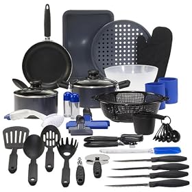 Chefmate® Kitchen in a Box First Apartment Starter Set