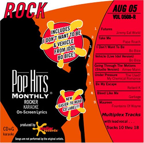 Pop Hits Monthly Karaoke ROCK Aug 2005