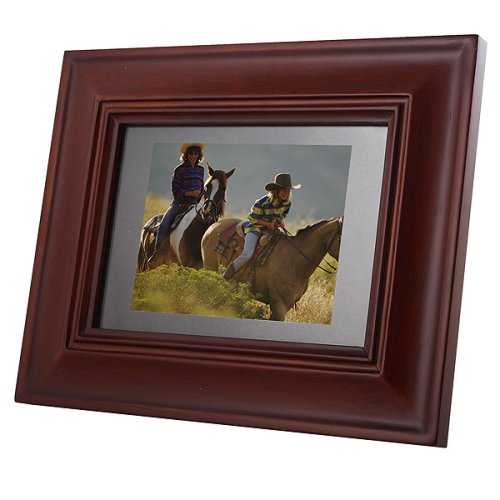 TAO 5.6-Inch 128MB Double-Matted Digital Frame (Mahogany Wood) 