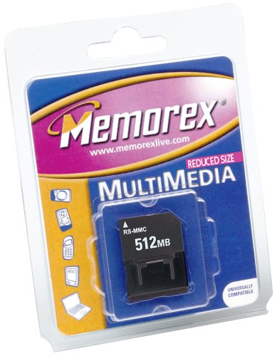 MP3 Player: Memorex Reduced Size MMC MulitMedia 512MB Speicherkarte