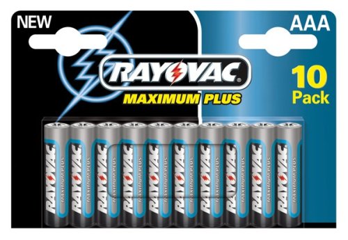 Speicherkarten: Rayovac Alkali Maximum Plus AAA 10er-Pack