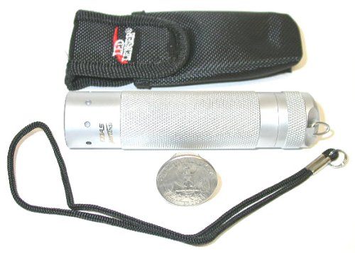 Lautsprecher: LED Taschenlampe V Quadrat Triplex Silver three A