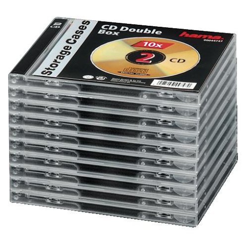 Heimkinosysteme: Hama CD-Double-Box Standard 10er-Pack