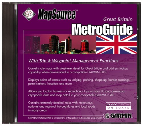 Garmin MetroGuide CD ROM (Great Britain)