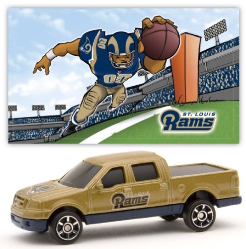 St. Louis Rams 2007 Upper Deck Collectibles NFL Ford F-150 Pickup Truck with Sticker