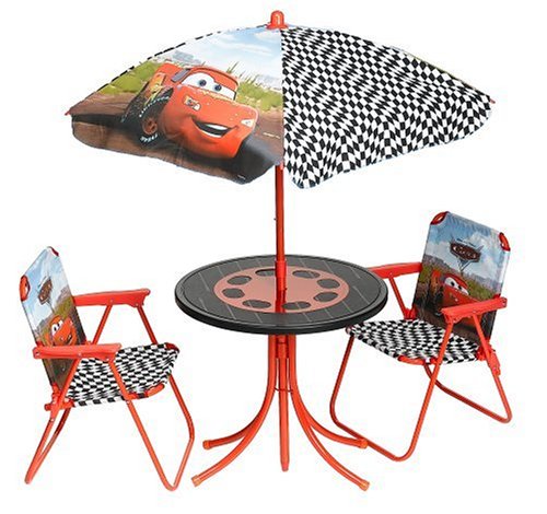 Disney Cars Lightning McQueen Patio Set